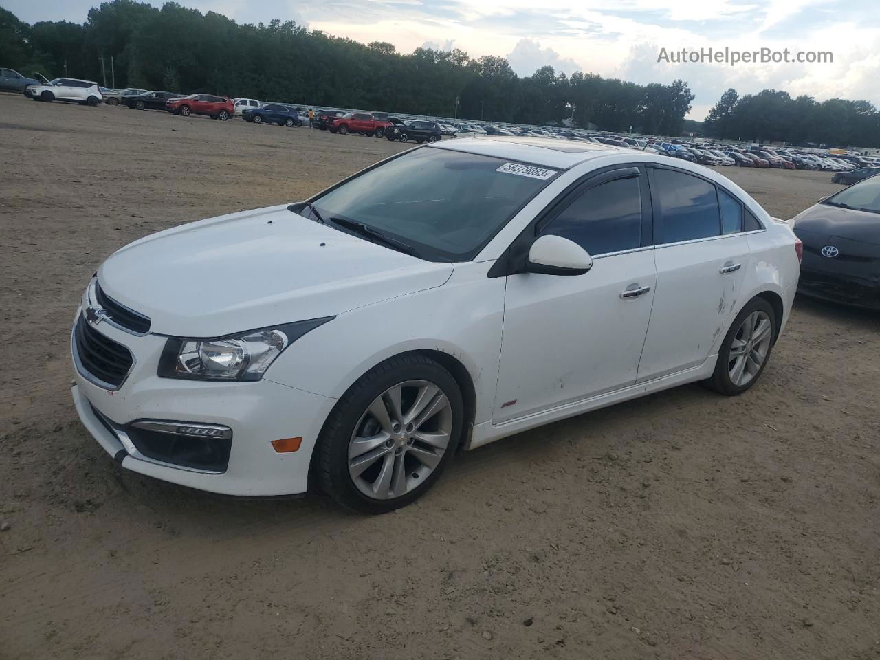 2015 Chevrolet Cruze Ltz Белый vin: 1G1PG5SB1F7100719