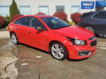 2015 Chevrolet Cruze Ltz Red vin: 1G1PG5SB1F7141593