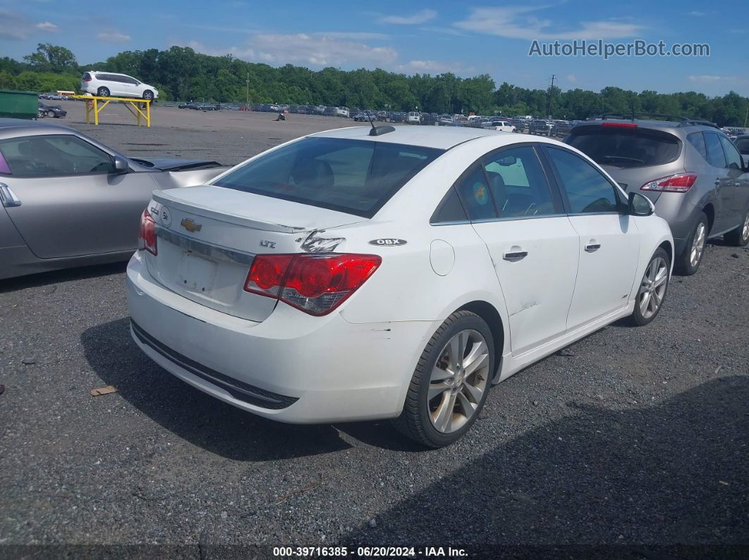 2015 Chevrolet Cruze Ltz White vin: 1G1PG5SB1F7230001