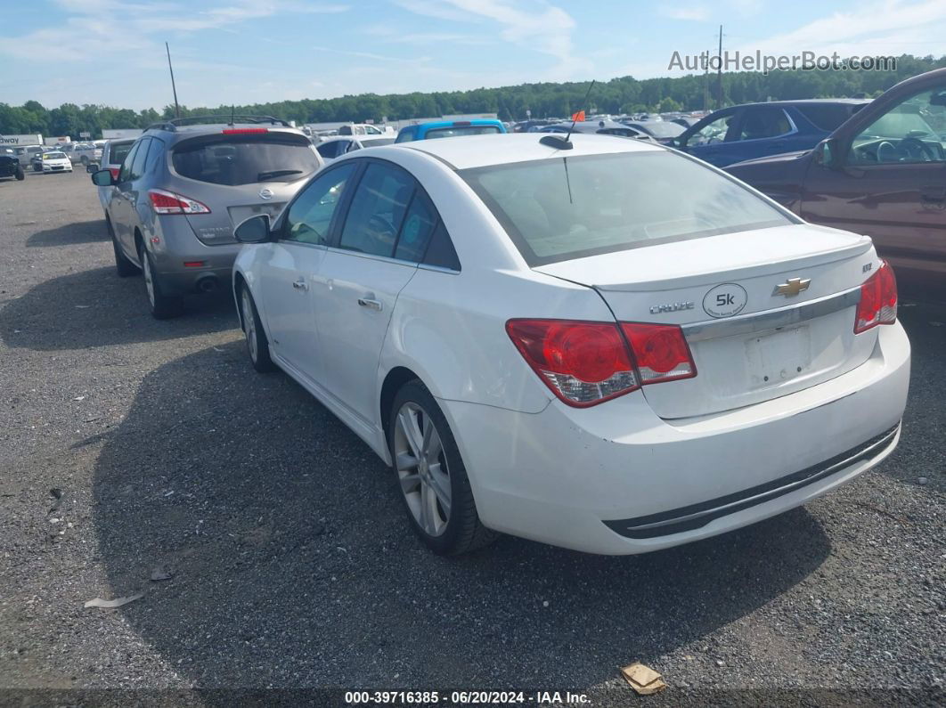 2015 Chevrolet Cruze Ltz White vin: 1G1PG5SB1F7230001