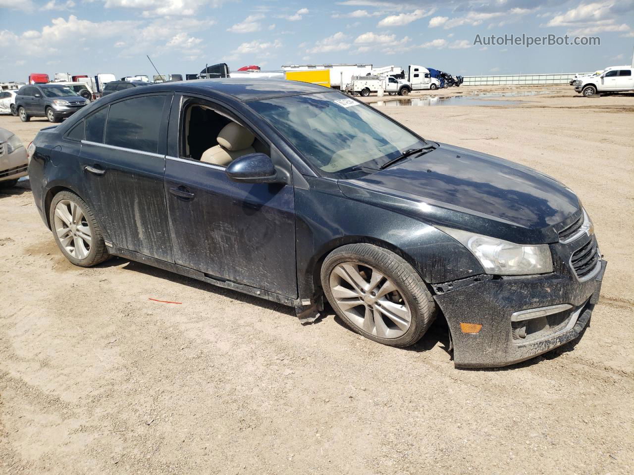 2016 Chevrolet Cruze Limited Ltz Черный vin: 1G1PG5SB1G7126304