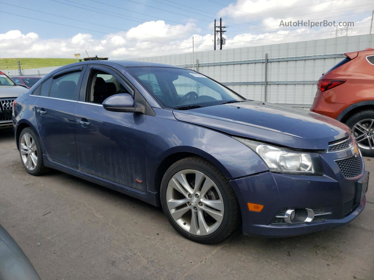 2013 Chevrolet Cruze Ltz Синий vin: 1G1PG5SB2D7146329