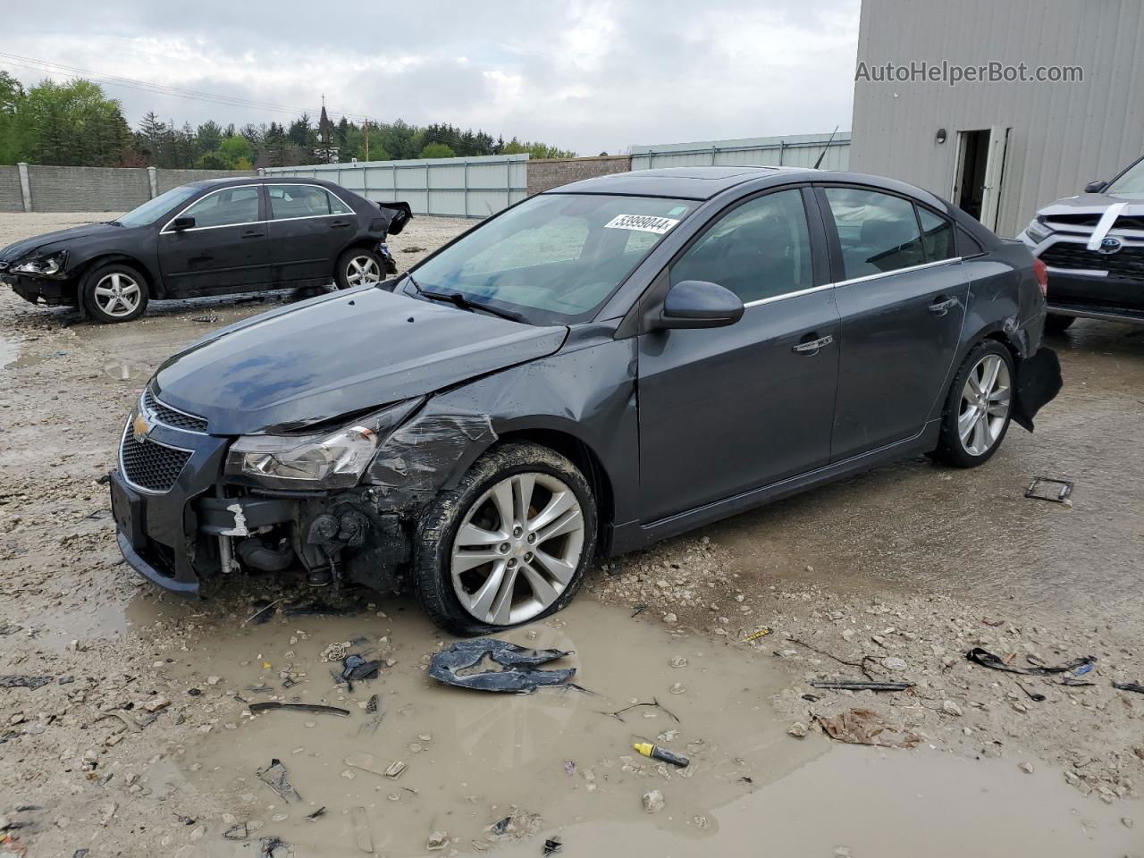 2013 Chevrolet Cruze Ltz Charcoal vin: 1G1PG5SB2D7249704