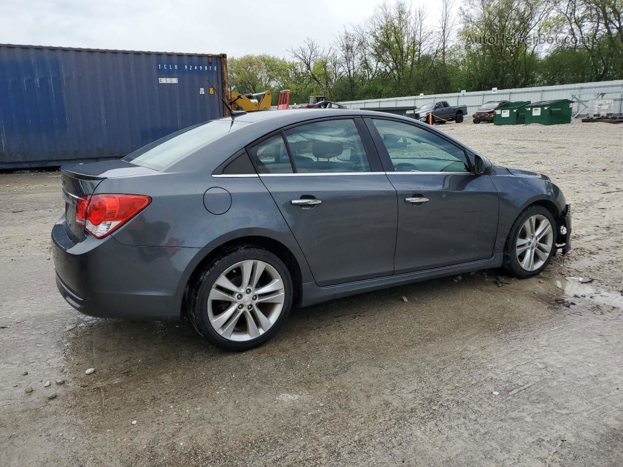 2013 Chevrolet Cruze Ltz Charcoal vin: 1G1PG5SB2D7249704