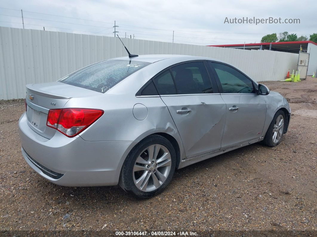 2014 Chevrolet Cruze Ltz Silver vin: 1G1PG5SB2E7359539