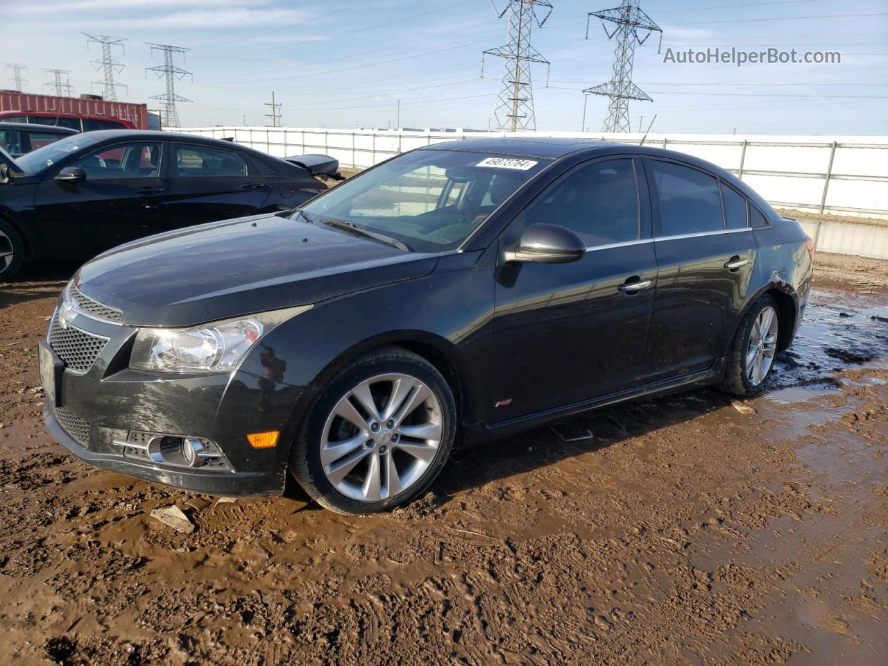 2014 Chevrolet Cruze Ltz Charcoal vin: 1G1PG5SB2E7430920