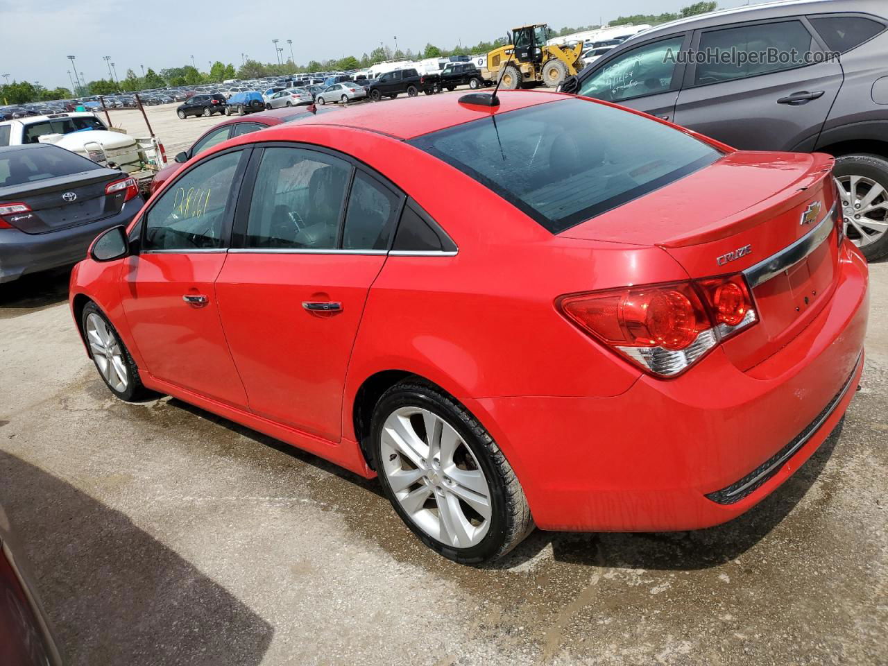 2015 Chevrolet Cruze Ltz Red vin: 1G1PG5SB2F7154353