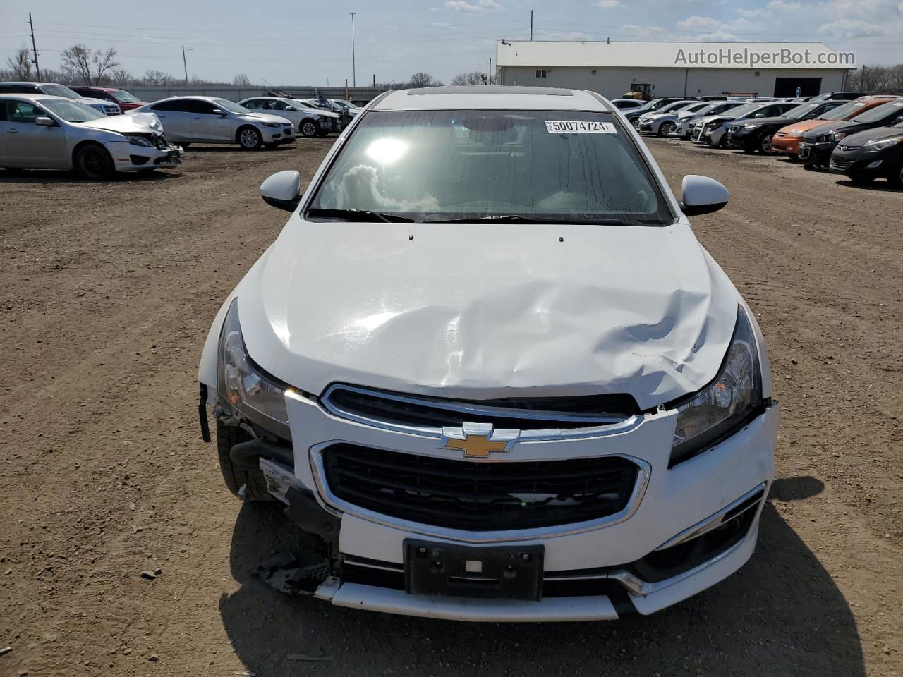 2015 Chevrolet Cruze Ltz White vin: 1G1PG5SB2F7154644