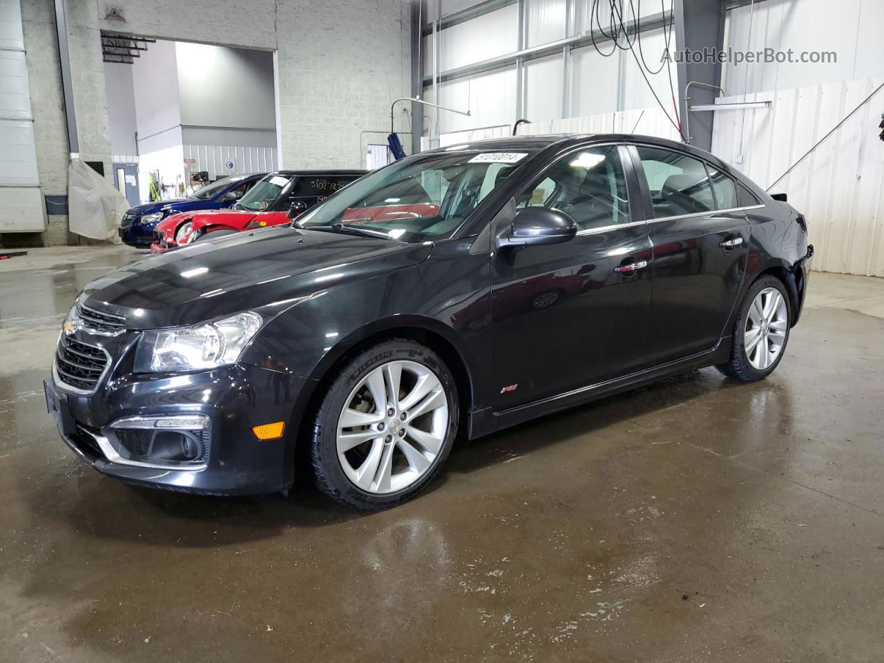 2015 Chevrolet Cruze Ltz Черный vin: 1G1PG5SB2F7176482