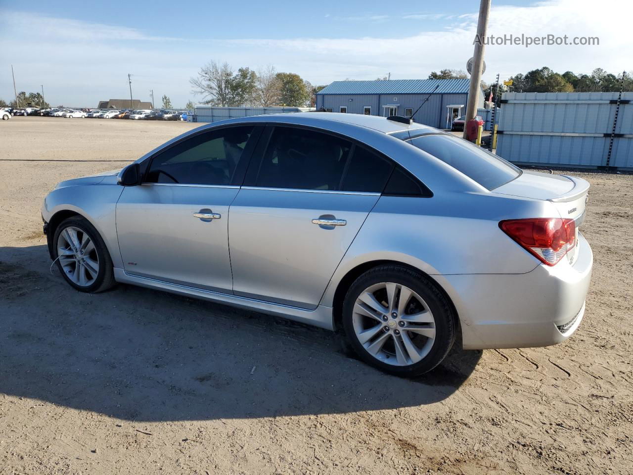 2015 Chevrolet Cruze Ltz Silver vin: 1G1PG5SB2F7180869