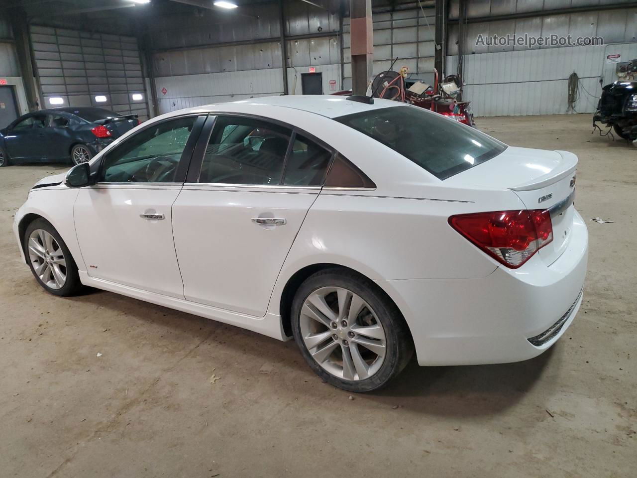 2015 Chevrolet Cruze Ltz White vin: 1G1PG5SB2F7186722