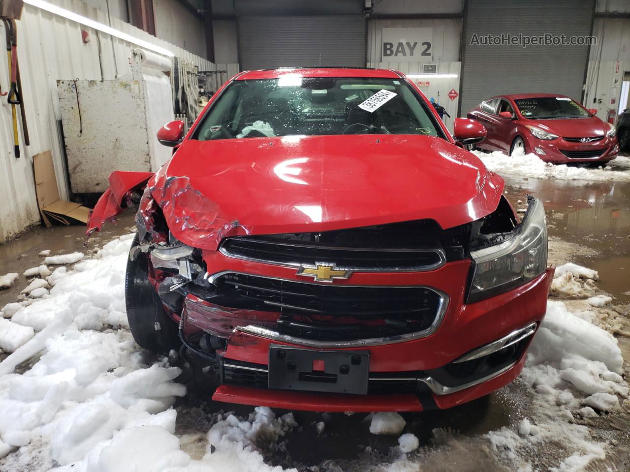 2015 Chevrolet Cruze Ltz Красный vin: 1G1PG5SB2F7200683