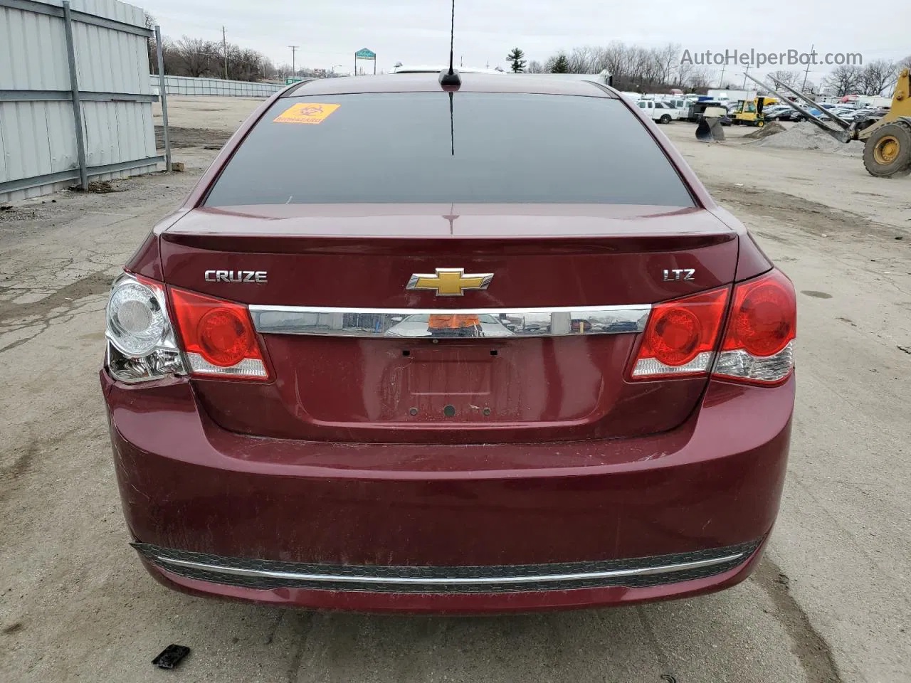 2015 Chevrolet Cruze Ltz Burgundy vin: 1G1PG5SB2F7277022