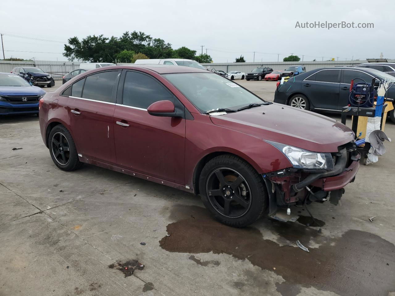 2016 Chevrolet Cruze Limited Ltz Бордовый vin: 1G1PG5SB2G7117238