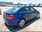 2013 Chevrolet Cruze Ltz Blue vin: 1G1PG5SB3D7141768