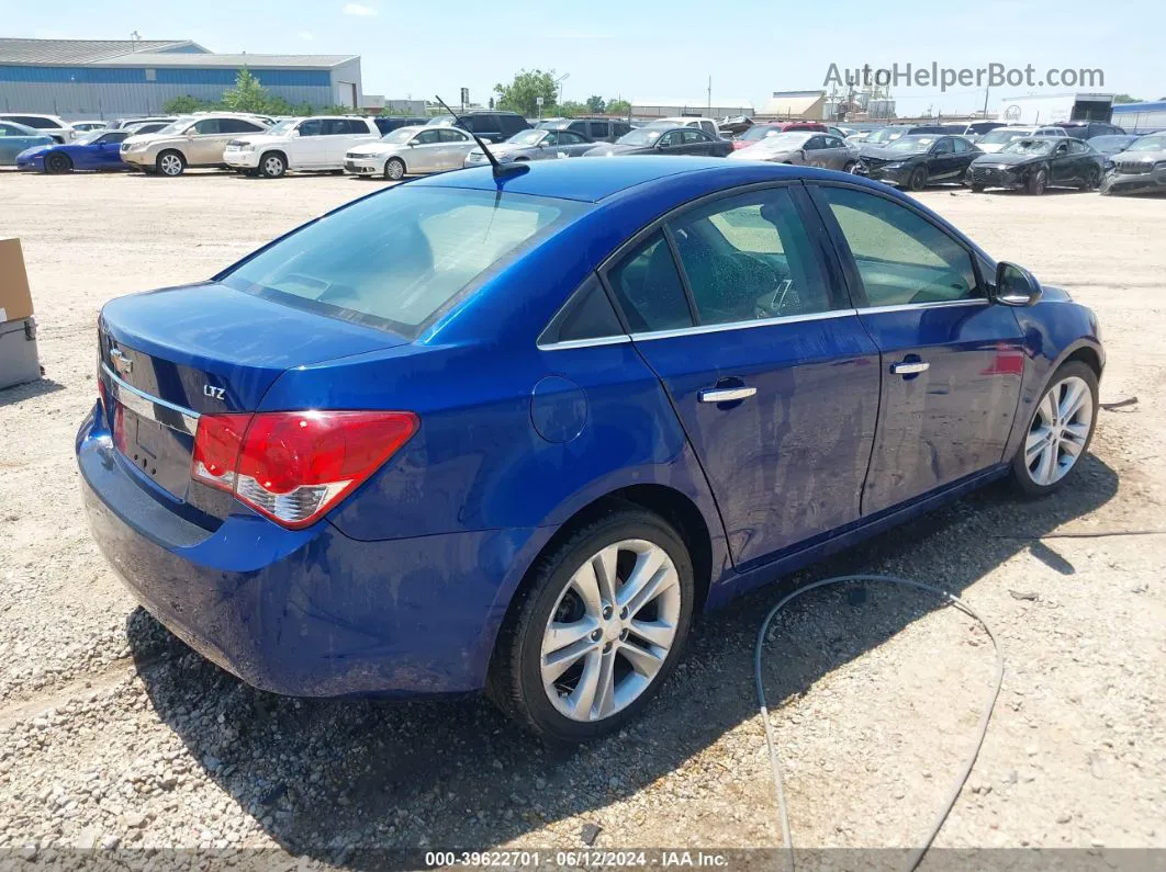 2013 Chevrolet Cruze Ltz Blue vin: 1G1PG5SB3D7141768