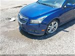 2013 Chevrolet Cruze Ltz Blue vin: 1G1PG5SB3D7141768