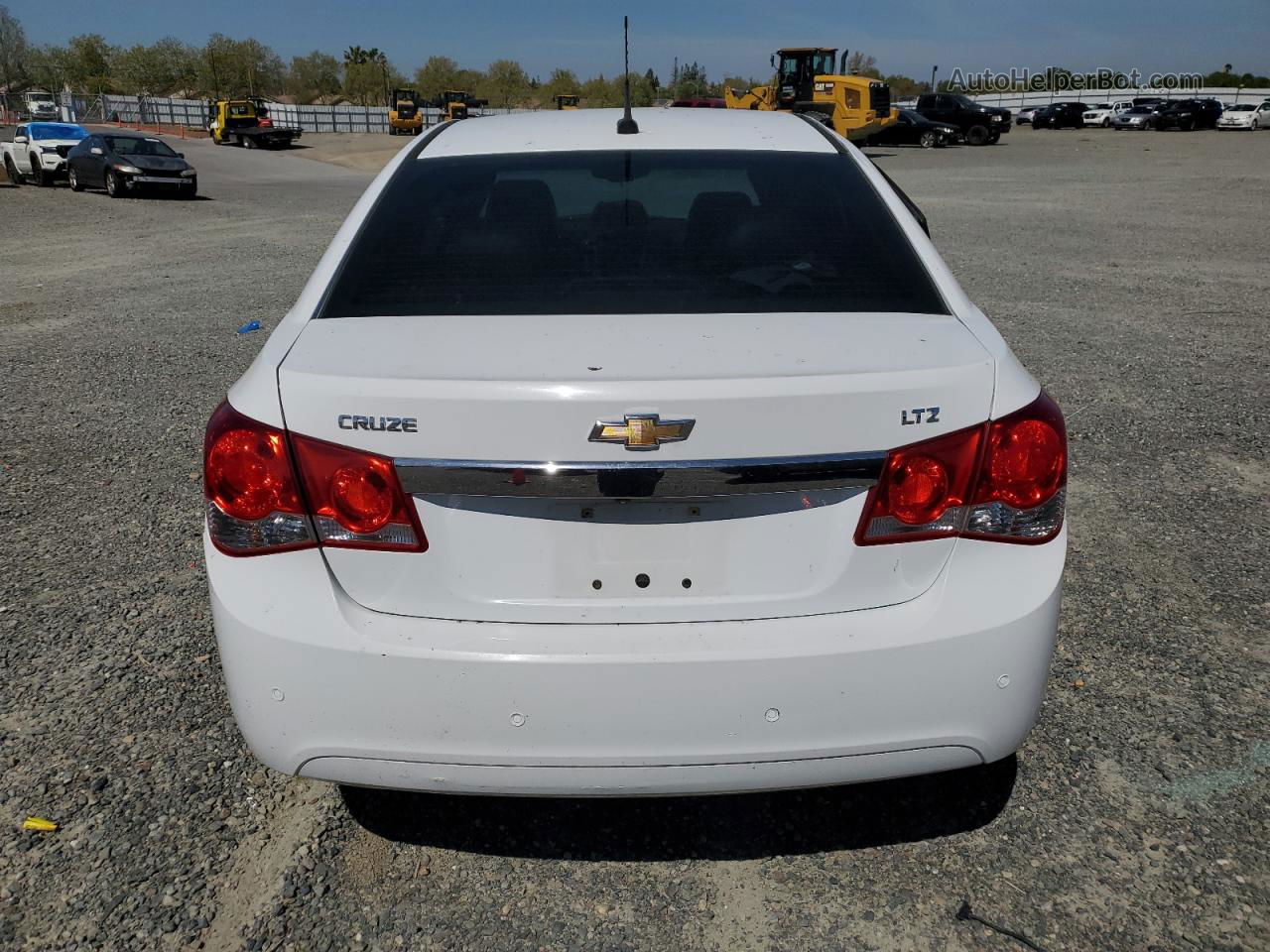 2013 Chevrolet Cruze Ltz White vin: 1G1PG5SB3D7251249