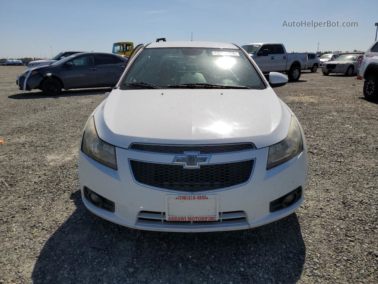 2013 Chevrolet Cruze Ltz White vin: 1G1PG5SB3D7251249