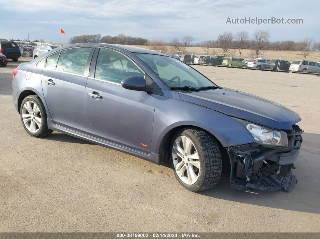 2013 Chevrolet Cruze Ltz Blue vin: 1G1PG5SB3D7327729