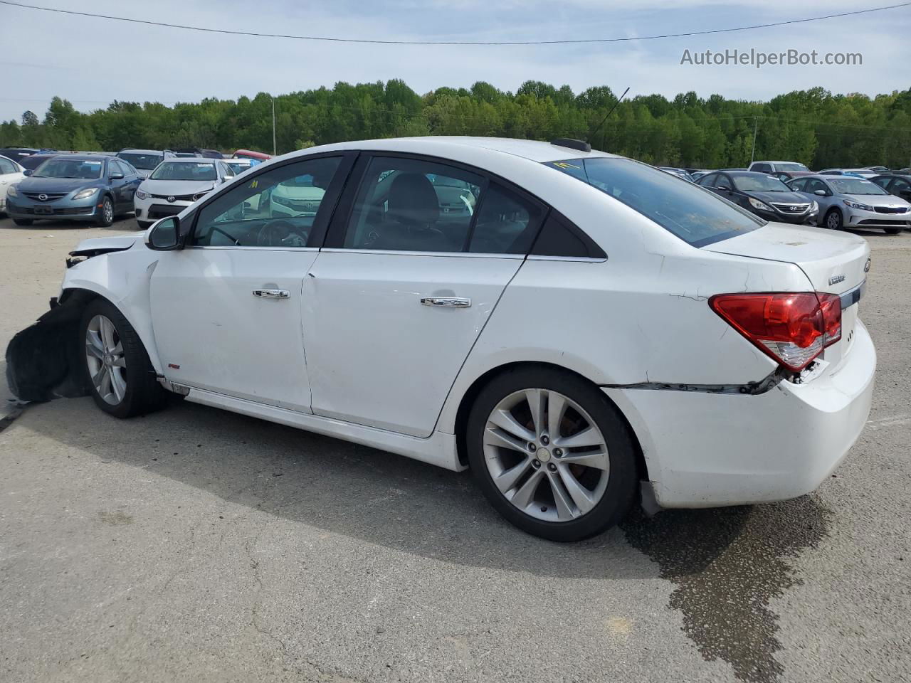 2015 Chevrolet Cruze Ltz White vin: 1G1PG5SB3F7157911