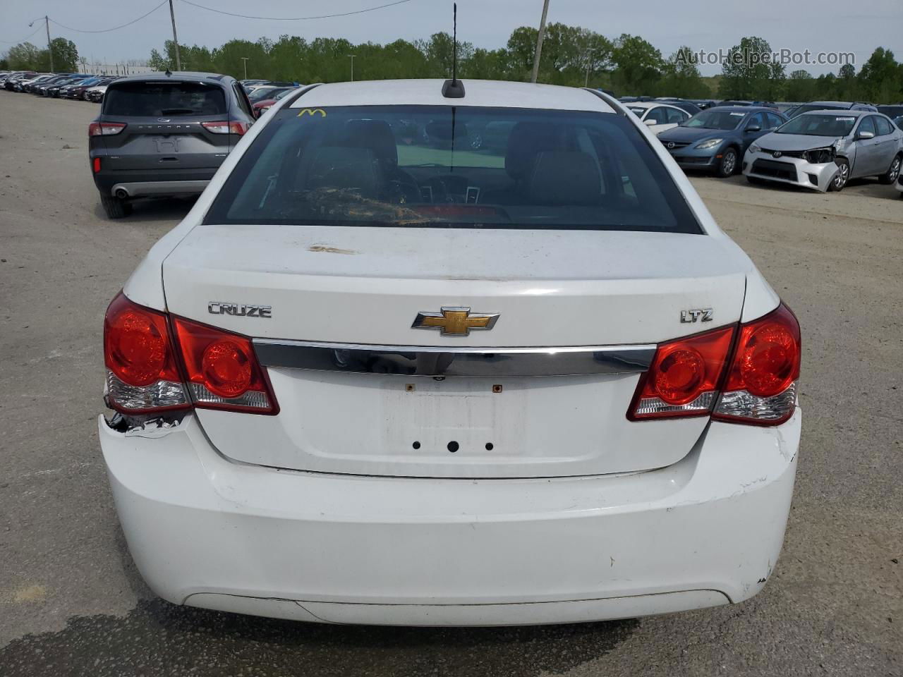 2015 Chevrolet Cruze Ltz White vin: 1G1PG5SB3F7157911