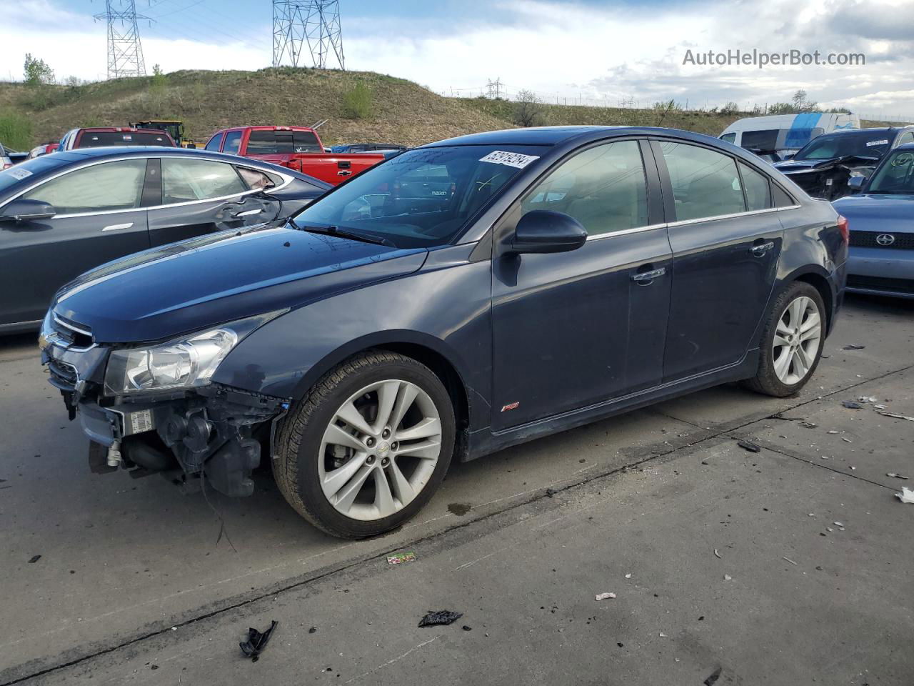 2015 Chevrolet Cruze Ltz White vin: 1G1PG5SB3F7186857