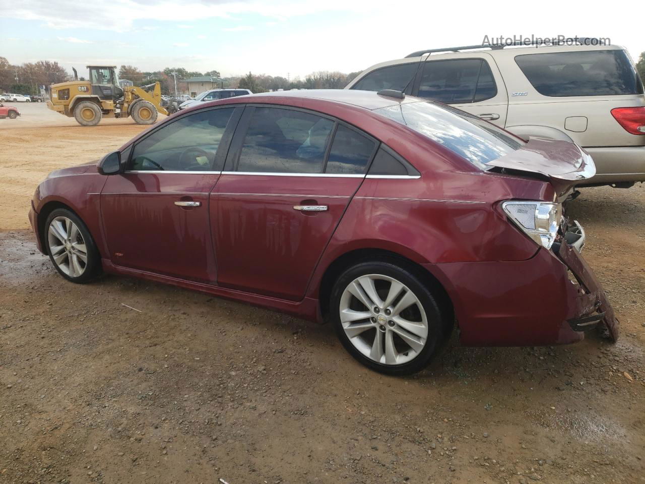 2015 Chevrolet Cruze Ltz Maroon vin: 1G1PG5SB3F7240335