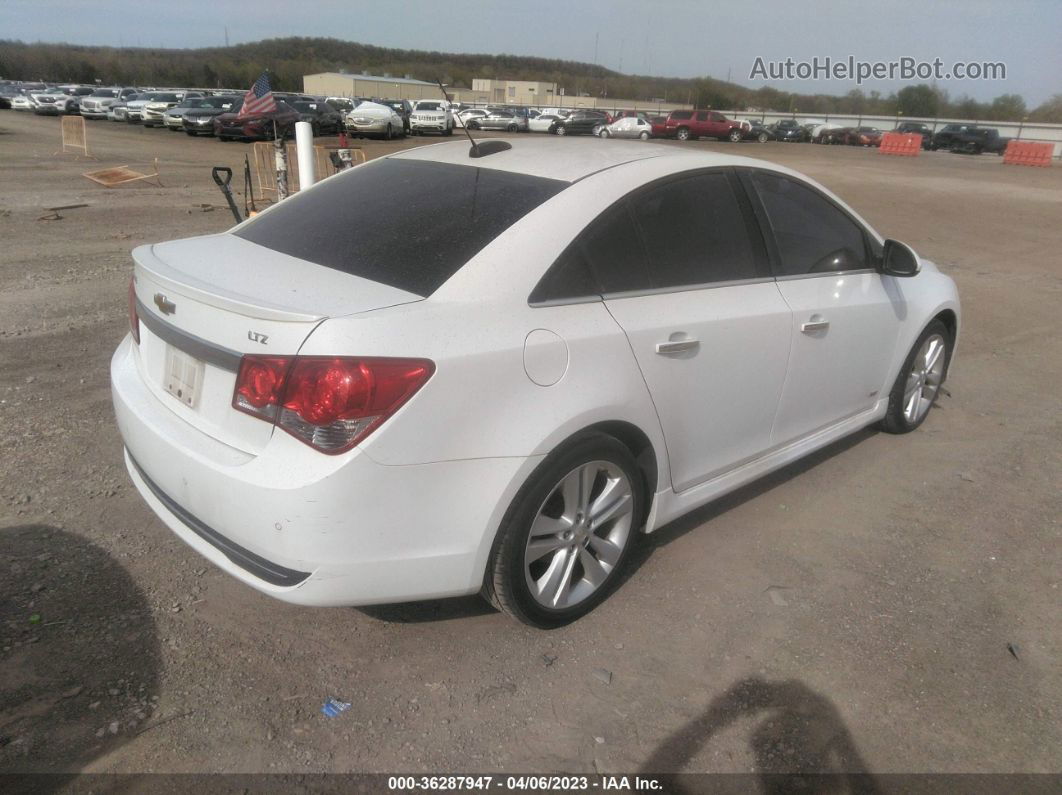 2015 Chevrolet Cruze Ltz White vin: 1G1PG5SB3F7270418