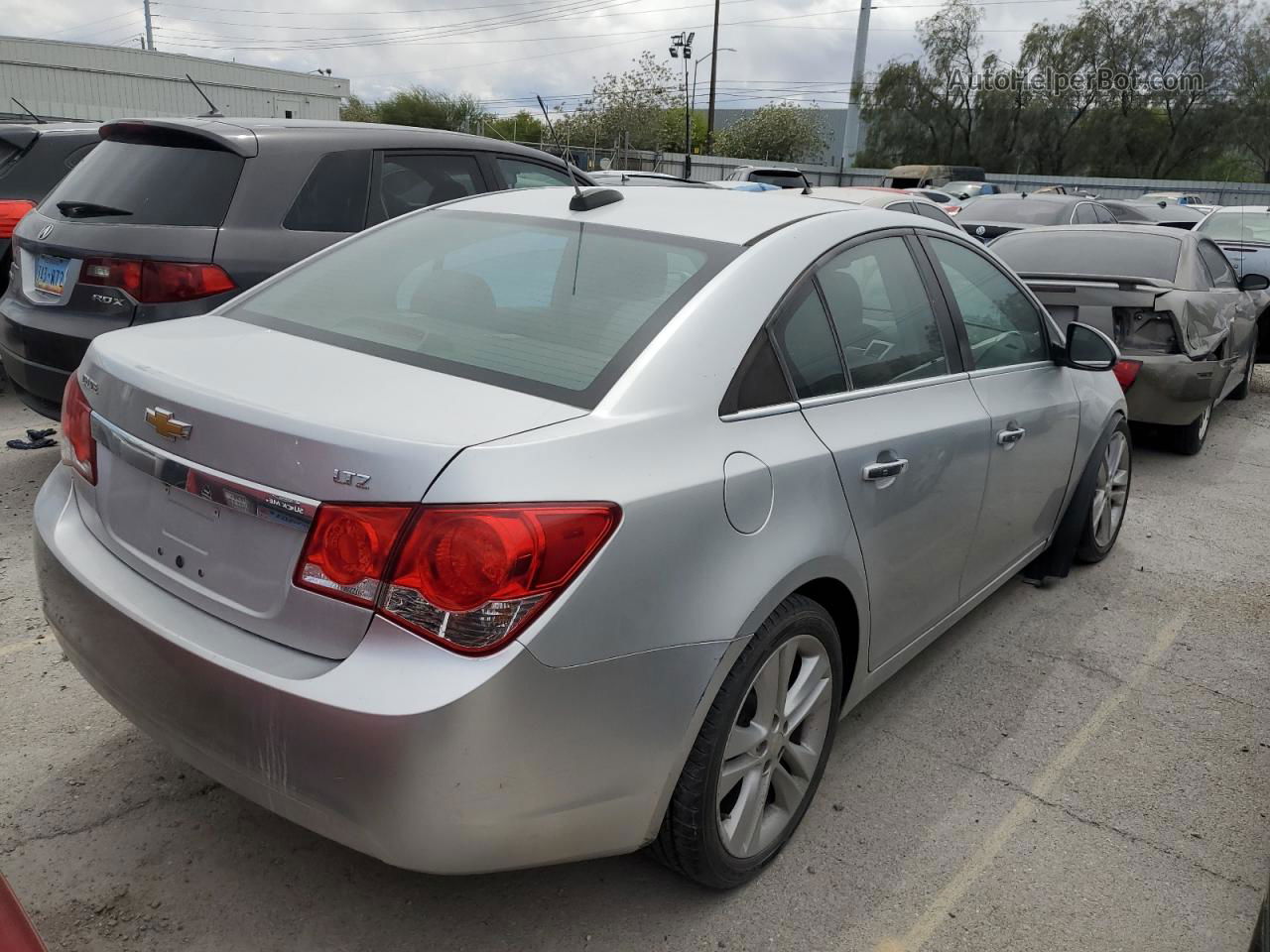 2016 Chevrolet Cruze Limited Ltz Серебряный vin: 1G1PG5SB3G7120424