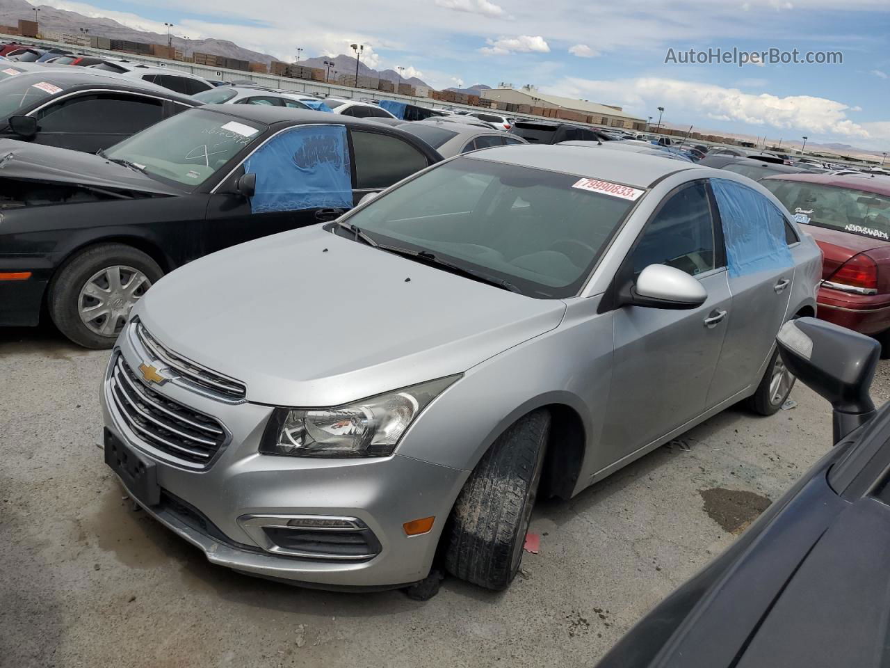 2016 Chevrolet Cruze Limited Ltz Silver vin: 1G1PG5SB3G7120424