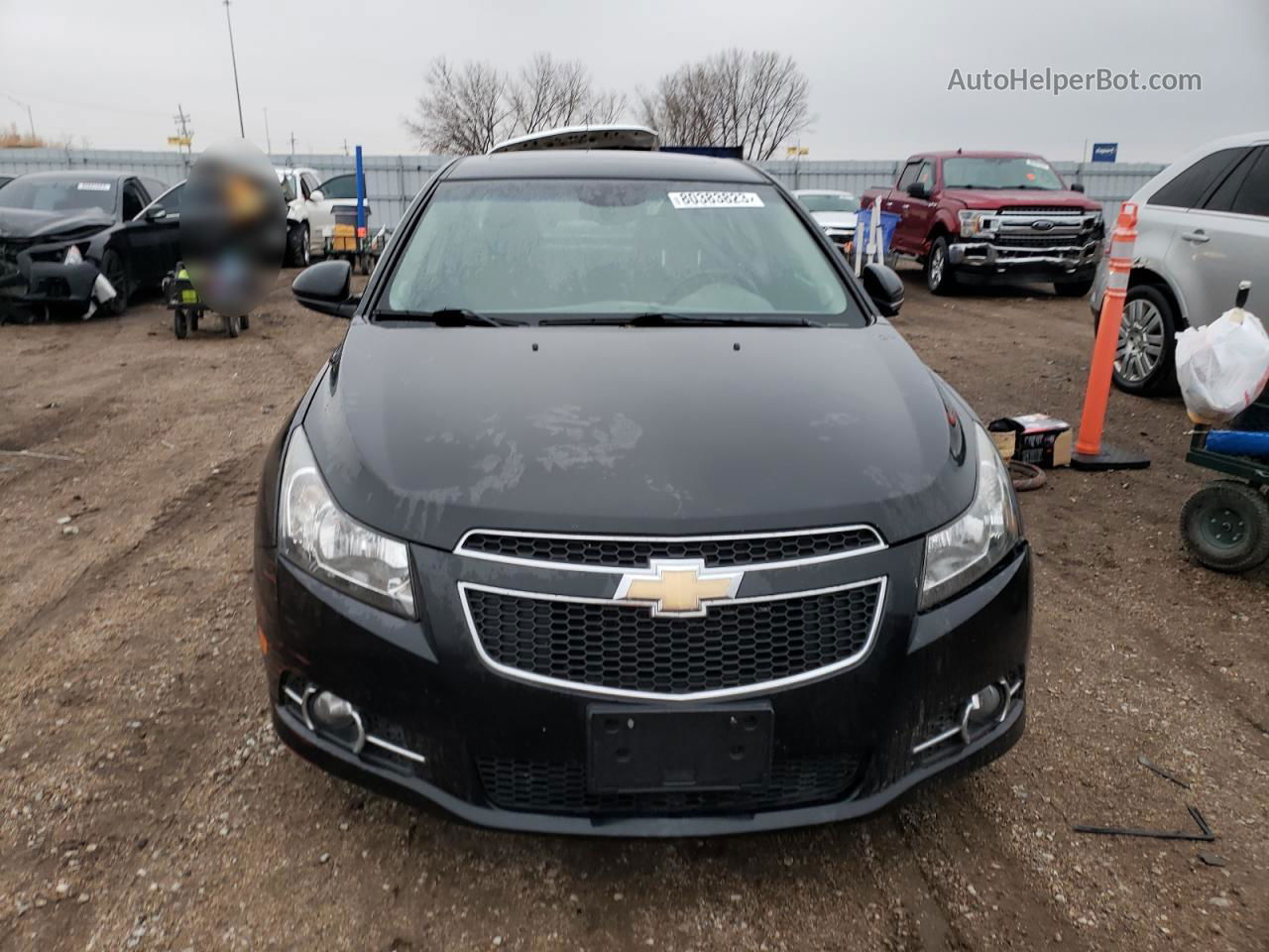 2013 Chevrolet Cruze Ltz Black vin: 1G1PG5SB4D7105281