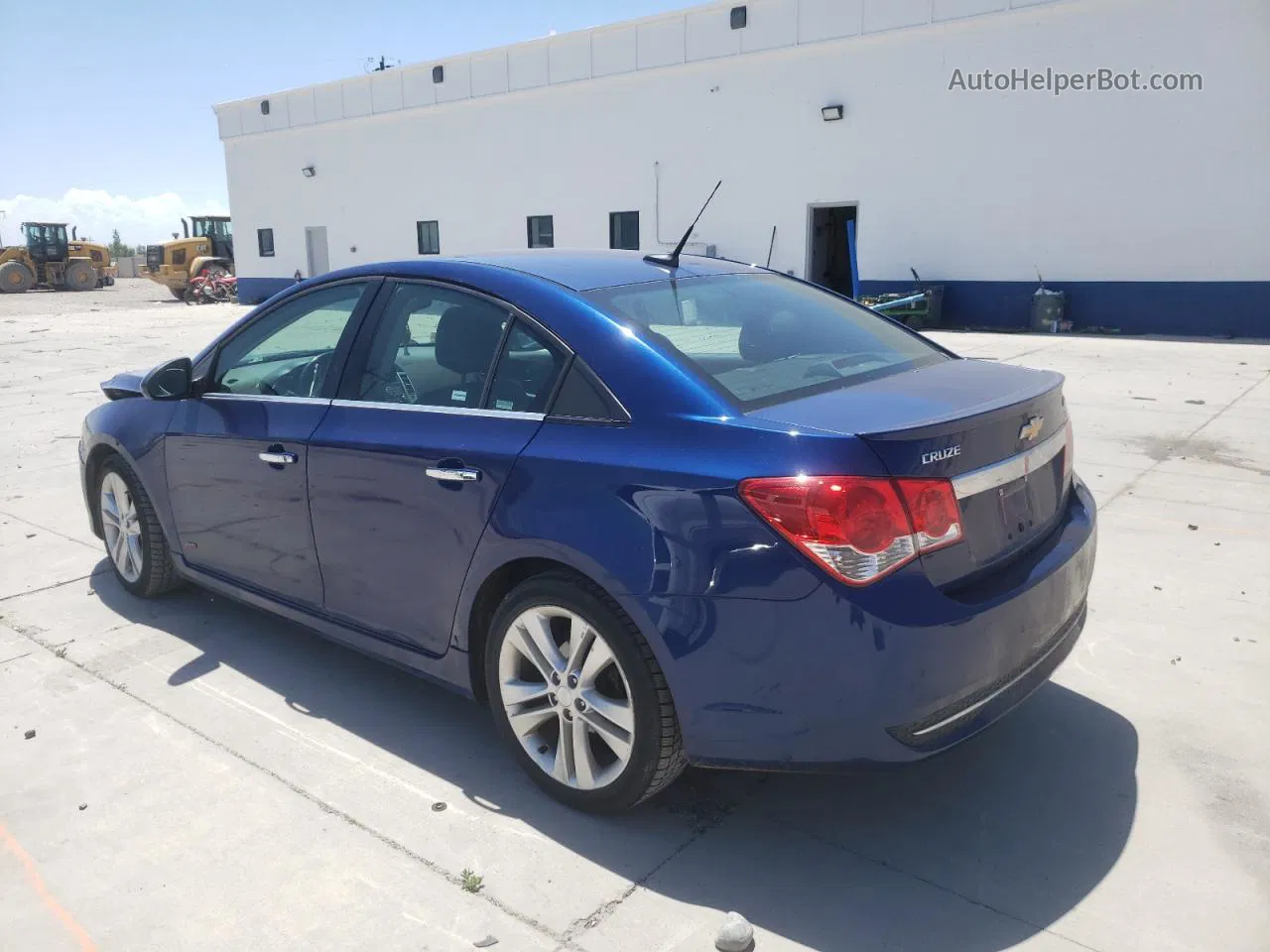 2013 Chevrolet Cruze Ltz Blue vin: 1G1PG5SB4D7106737