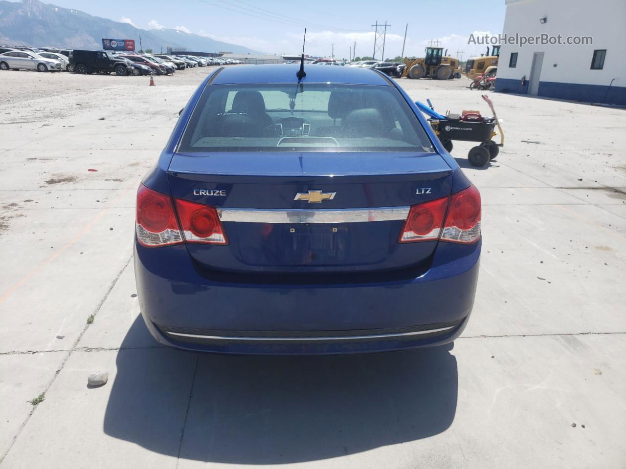 2013 Chevrolet Cruze Ltz Blue vin: 1G1PG5SB4D7106737