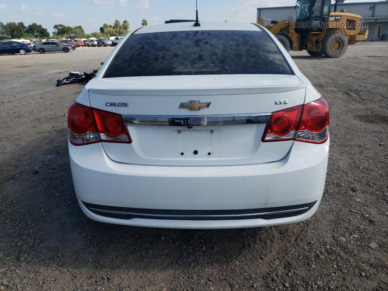 2013 Chevrolet Cruze Ltz White vin: 1G1PG5SB4D7282980