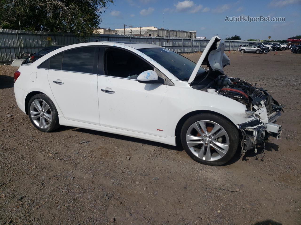 2013 Chevrolet Cruze Ltz Белый vin: 1G1PG5SB4D7282980