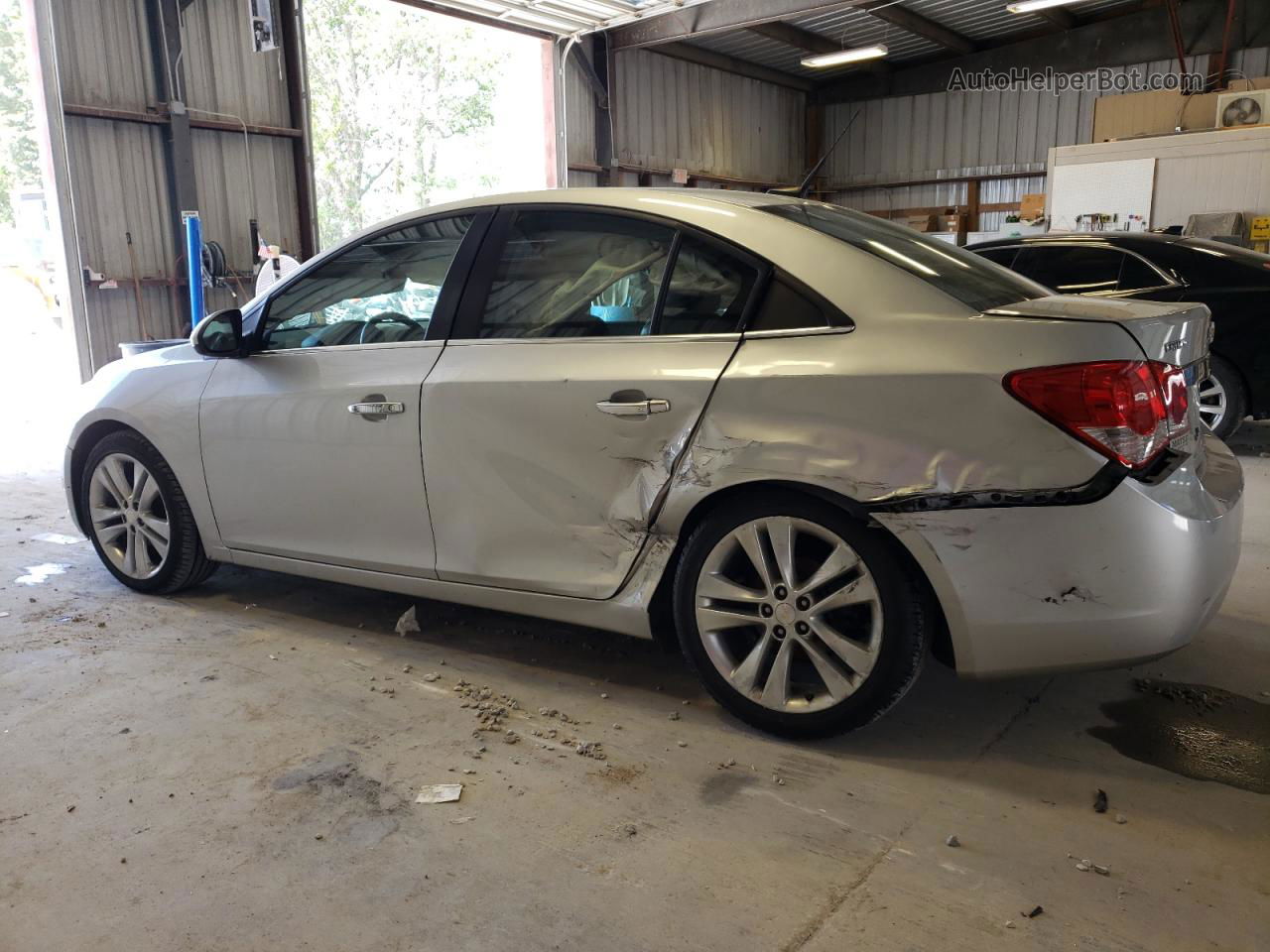 2014 Chevrolet Cruze Ltz Silver vin: 1G1PG5SB4E7305398