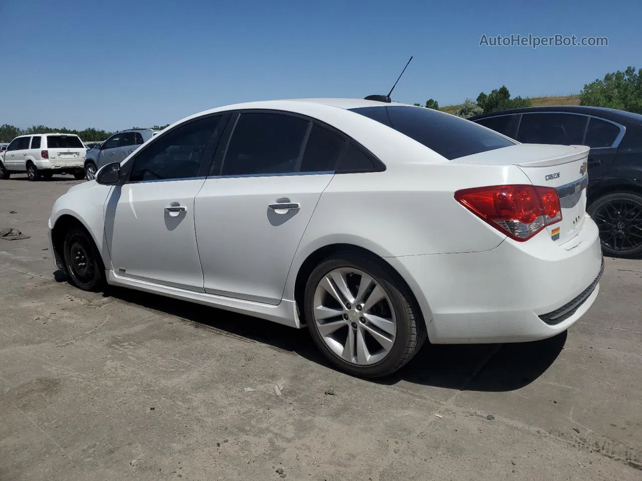 2015 Chevrolet Cruze Ltz White vin: 1G1PG5SB4F7173275