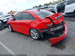 2015 Chevrolet Cruze Ltz Red vin: 1G1PG5SB4F7233250