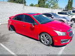 2015 Chevrolet Cruze Ltz Red vin: 1G1PG5SB4F7233250