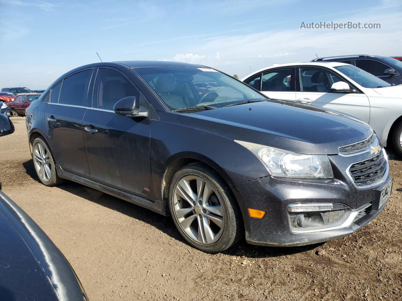 2015 Chevrolet Cruze Ltz Black vin: 1G1PG5SB4F7258794