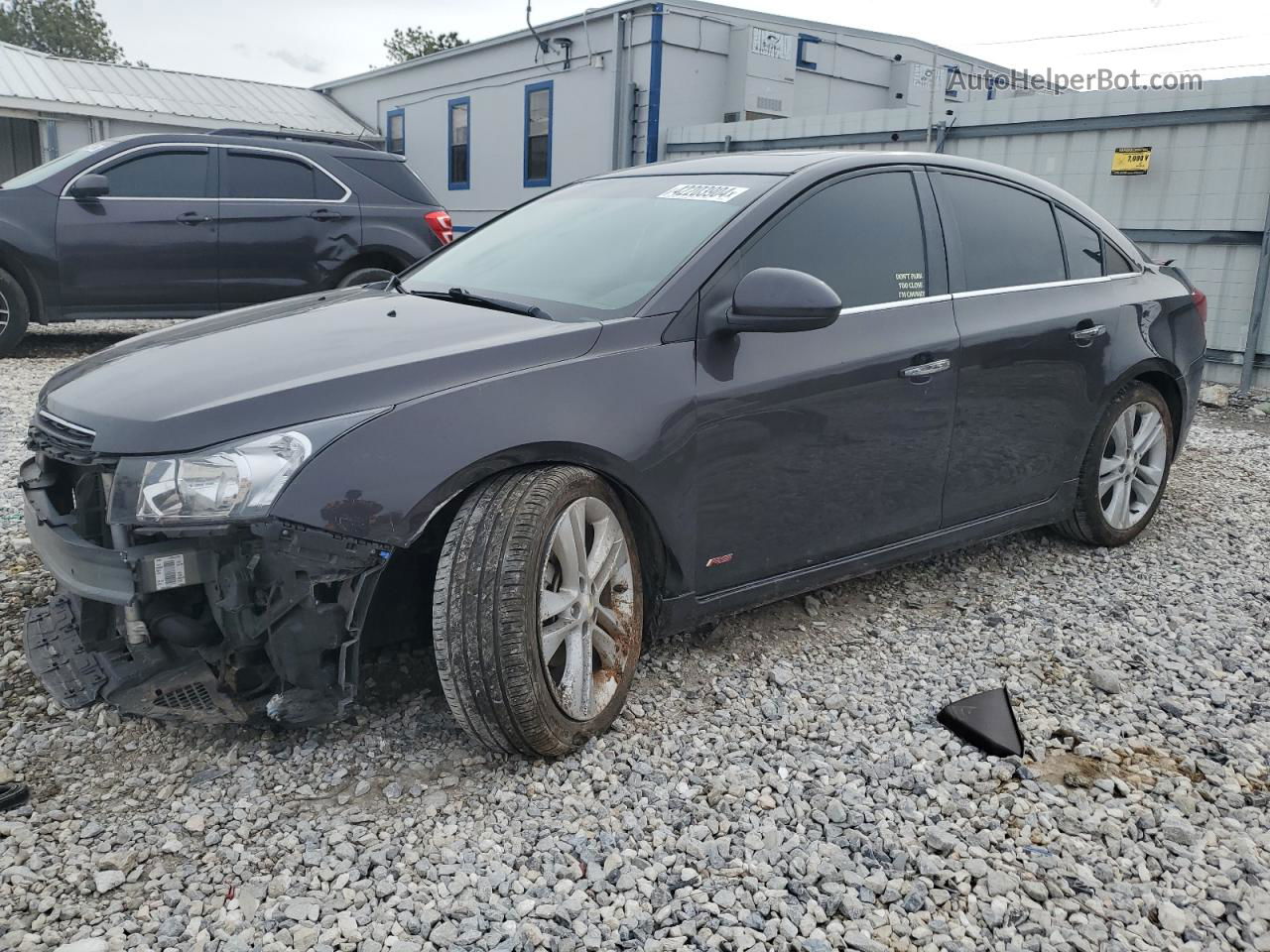 2015 Chevrolet Cruze Ltz Charcoal vin: 1G1PG5SB4F7274378