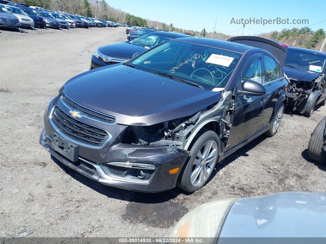 2015 Chevrolet Cruze Ltz Gray vin: 1G1PG5SB4F7282299