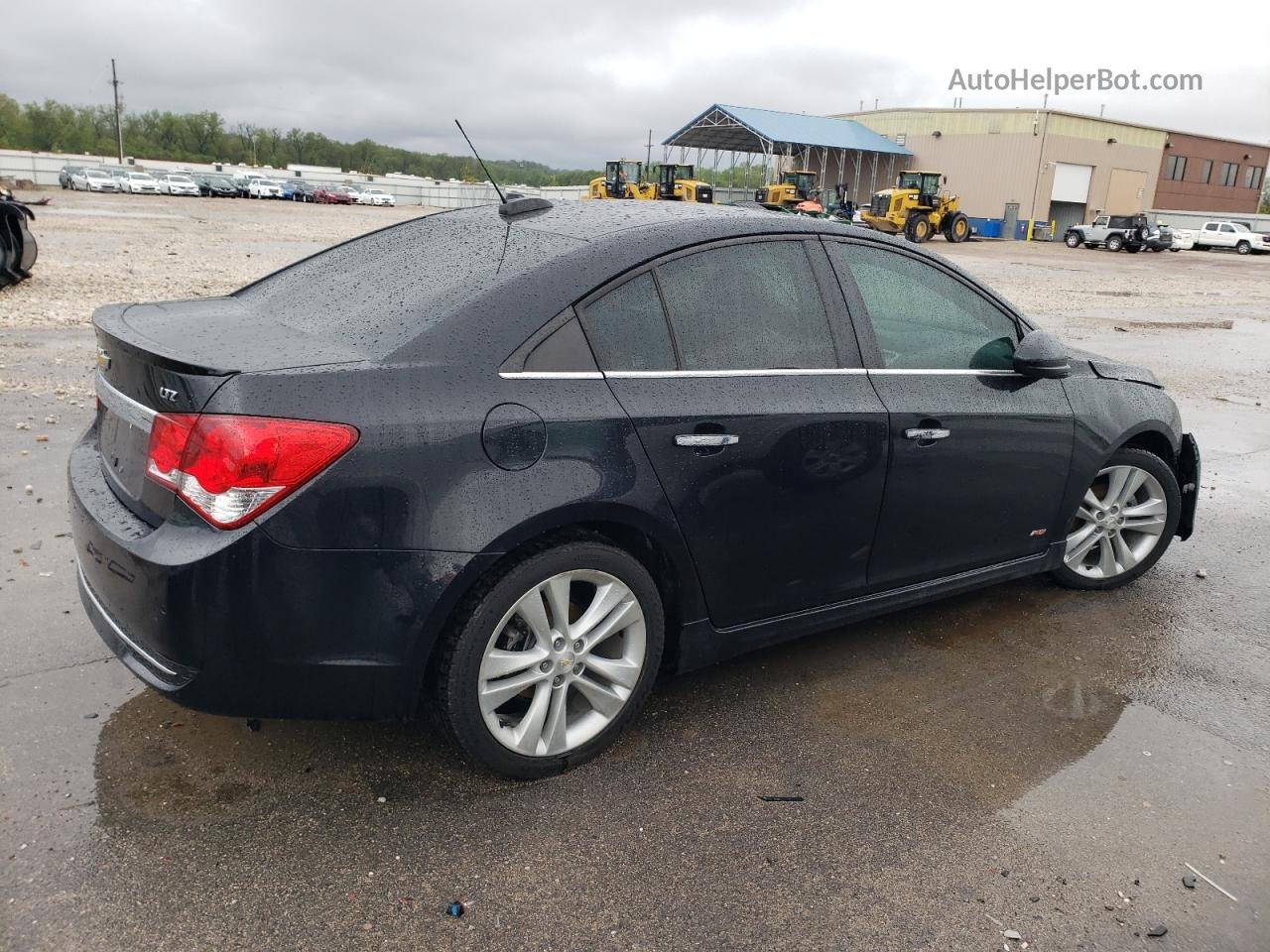 2015 Chevrolet Cruze Ltz Black vin: 1G1PG5SB4F7293738