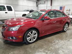 2013 Chevrolet Cruze Ltz Maroon vin: 1G1PG5SB5D7108772