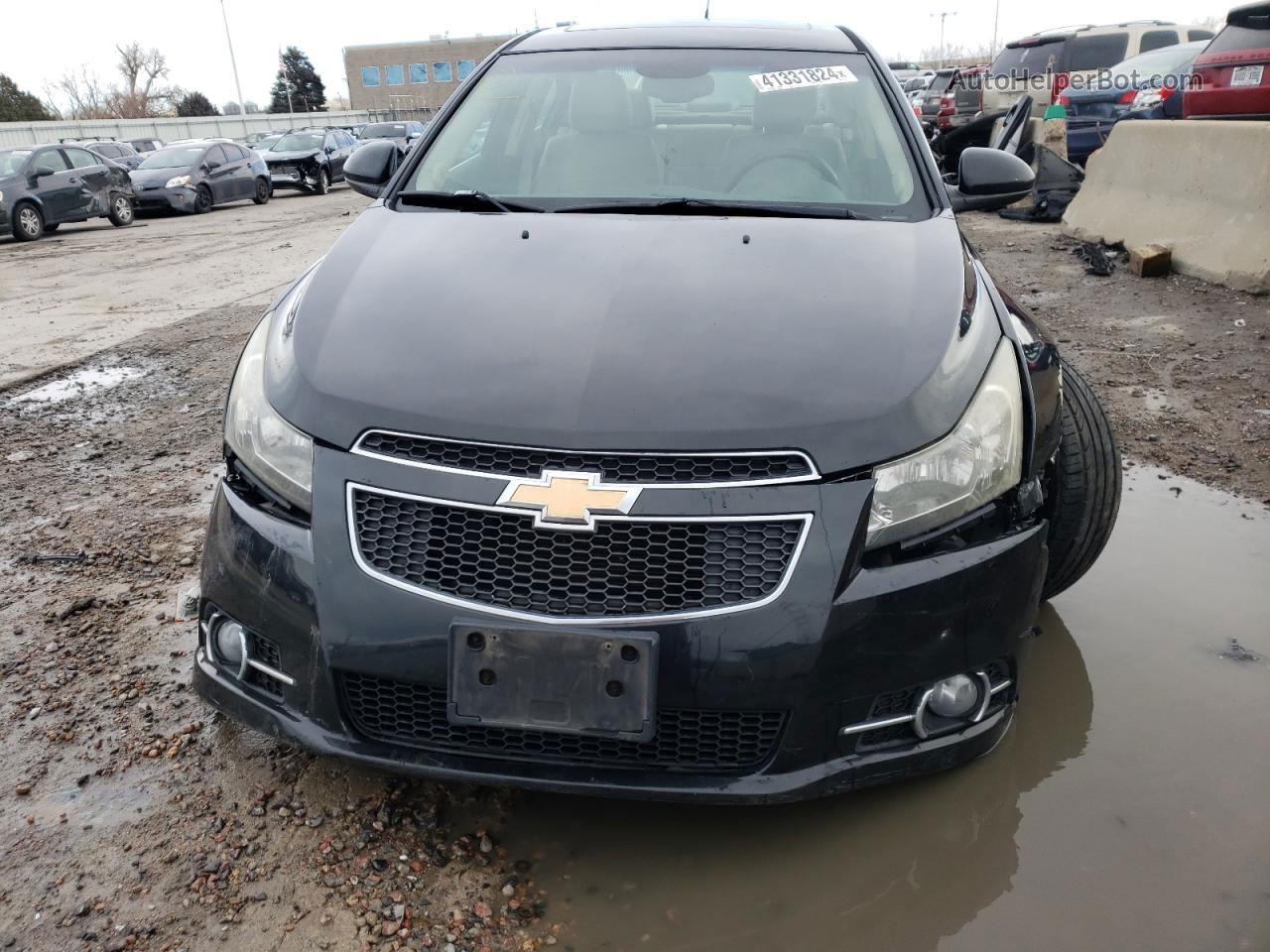 2013 Chevrolet Cruze Ltz Black vin: 1G1PG5SB5D7118881