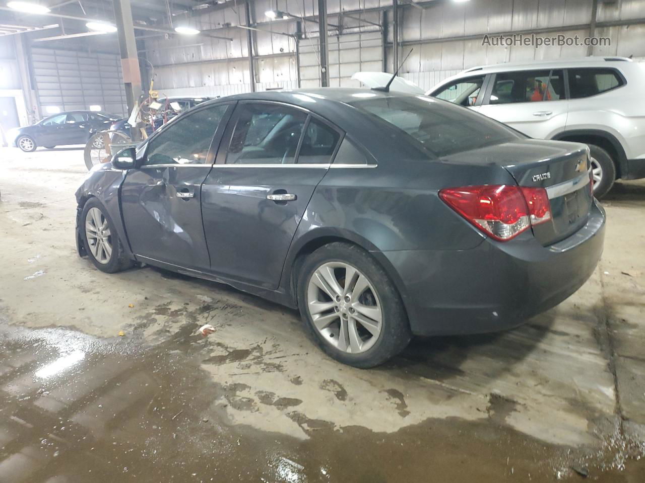 2013 Chevrolet Cruze Ltz Gray vin: 1G1PG5SB5D7160080