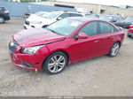 2013 Chevrolet Cruze Ltz Red vin: 1G1PG5SB5D7162069