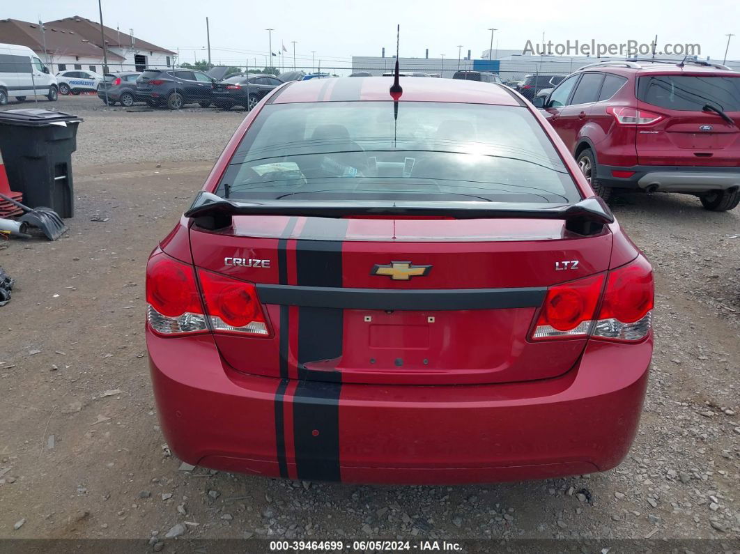 2013 Chevrolet Cruze Ltz Red vin: 1G1PG5SB5D7162069