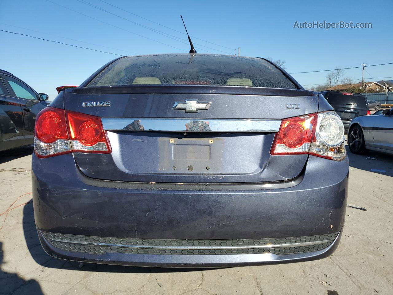 2013 Chevrolet Cruze Ltz Gray vin: 1G1PG5SB5D7190194